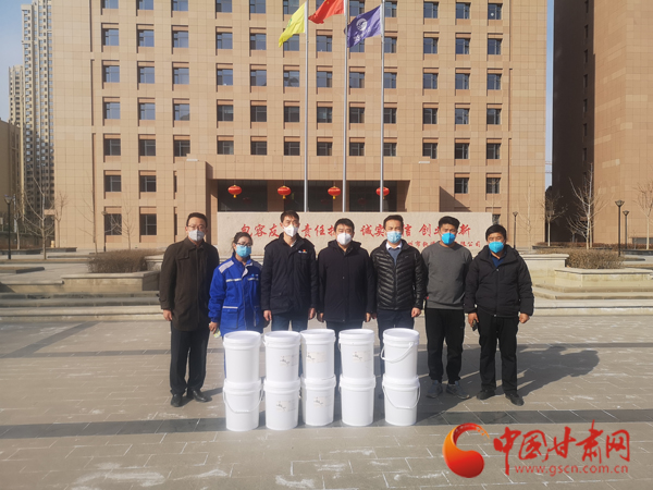 【甘肅全民戰(zhàn)“疫”】暖心！民革蘭州市委會捐助首批1噸防疫物資（圖）