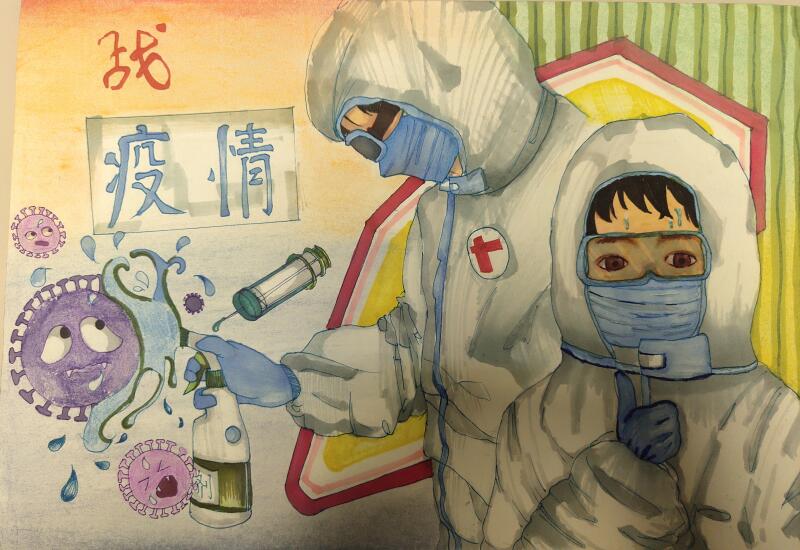 “疫情當(dāng)前，孩子們有‘畫’說(shuō)”作品展播（三十五）