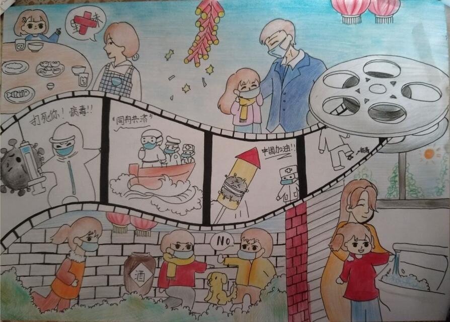 “疫情當(dāng)前，孩子們有‘畫’說”作品展播（三十七）