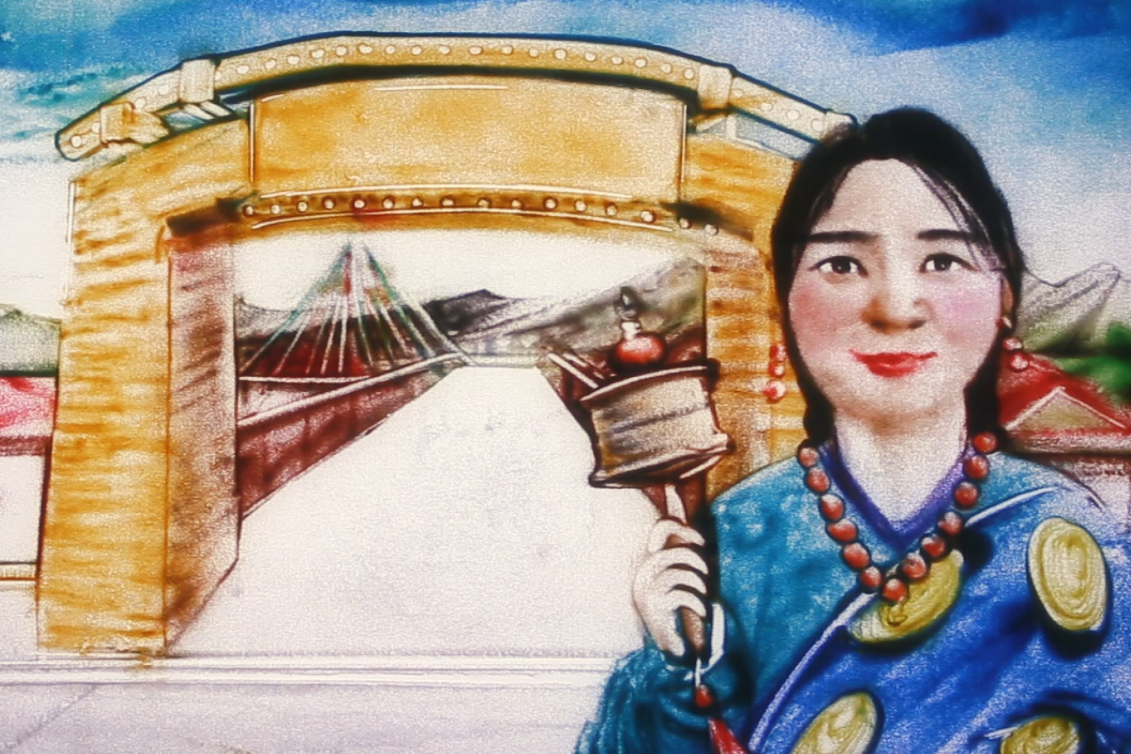 沙畫|奮力追夢(mèng)！2020決戰(zhàn)脫貧攻堅(jiān)“甘肅卷”