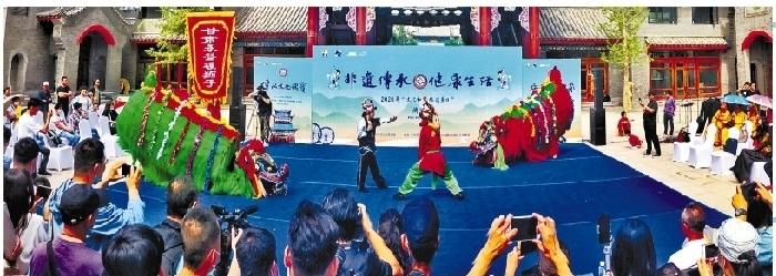 動態(tài)“非遺”熱鬧演起來 靜態(tài)“非遺”現場展絕活蘭州市舉行文化遺產宣傳展示活動