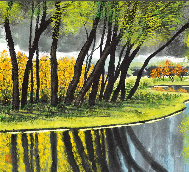 《讀者欣賞》劉炘畫作《樹(shù)的歌者》