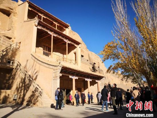 圖為敦煌莫高窟藏經(jīng)洞。(資料圖) 馮志軍 攝