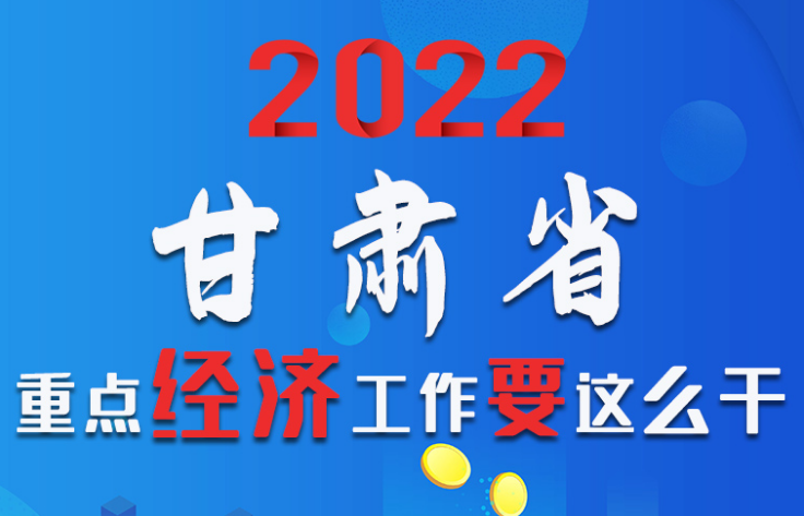 【甘快看·圖解】速覽！2022甘肅省重點(diǎn)經(jīng)濟(jì)工作要這么干！
