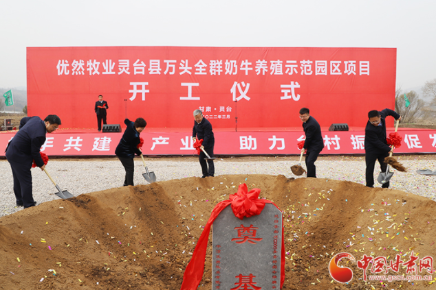 總投資7.2億元！優(yōu)然牧業(yè)靈臺(tái)縣萬(wàn)頭全群奶牛養(yǎng)殖示范園區(qū)項(xiàng)目開(kāi)工